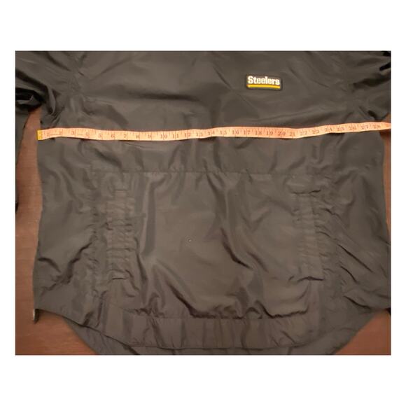 Nike NFL Pro Pittsburgh Steelers Windbreaker Pullover Jacket Black Gold Mens XXL - Picture 8 of 10